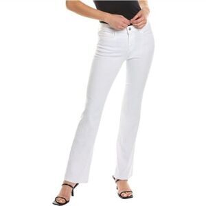 Joe's Jeans Women's Jeans Mid Rise Petite Bootcut Jeans in White size 32P